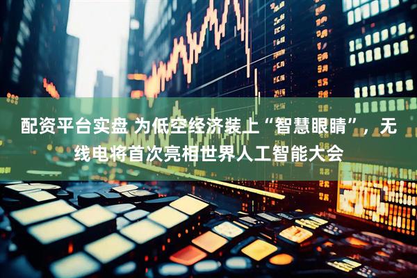 配资平台实盘 为低空经济装上“智慧眼睛”，无线电将首次亮相世界人工智能大会